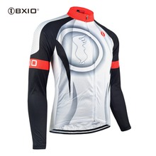 BXIO Cycling Jersey Only Long Sleeves Pro Bike Jersey Winter Thermal Fleece Warm Autumn Bicycle Clothing Maillot Ciclismo 073 2024 - buy cheap