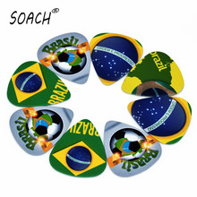 SOACH 50PCS 0.46mm high quality guitar picks two side pick Brazil picks earrings DIY Mix picks guitar 2024 - buy cheap