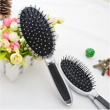 Free shipping 15 pieces/lot black and sliver Paddle brush  Hair Loss Massage Brush Air cushion comb 2024 - buy cheap