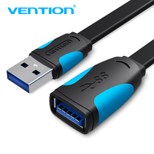 Vention USB2.0 3,0 удлинитель для мужчин и женщин удлинитель Кабель USB3.0 Расширенный для ноутбука ПК USB удлинитель 2024 - купить недорого
