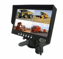 4-полосный вход, 7-дюймовый TFT ЖК-экран, автомобильный монитор, дисплей заднего вида, камера заднего вида, камера заднего вида, ТВ-дисплей для грузовиков 2024 - купить недорого