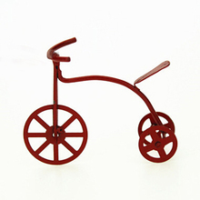 Casa de muñecas en miniatura para niños, accesorios de bicicleta para niños, triciclo, estilo Retro, juguetes clásicos, 1:12 2024 - compra barato