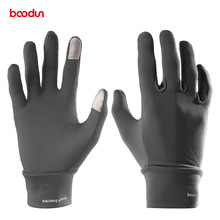 Boodun осенне-зимние велосипедные перчатки, флисовые теплые спортивные велосипедные перчатки, перчатки для езды на мотоцикле с полным пальцем, велосипедные перчатки 2024 - купить недорого