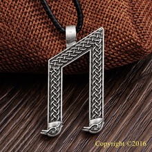 LANGHONG 10pcs Elder Futhark Rune Pendant Uruz Ur Uram Rune Yggdrasil Viking Amulet Runic Nordic Talisman Pendant 2024 - buy cheap