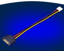 0,2 m Cable SATA 15pin macho a pequeño 4pin hembra Cable convertidor de potencia envío gratis 2024 - compra barato