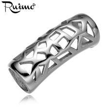 RUIMO 316l Stainless Steel Bracelet Making Beads Accessories Barrel Beads For Jewelry Making Dreadlock beads Hair Accessories 2024 - buy cheap