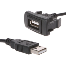 AUX USB Port Cable Adapter 12-24V Cord Wire USB Charging Adapter for Toyota VIGO 2024 - buy cheap