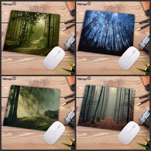 Mairuige Fog Forest Landscape Office Mice Gamer Soft Mouse Pad Size for 18x22cm 20x25cm 25x29cm Gaming keyboard Mousepads 2024 - buy cheap