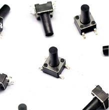 Comutador tátil smd de 4 pinos, comutador de tático micro/botão de 200 tamanhos 6*6*11mm