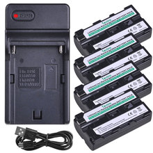 Tectra 2600mAh 4Pcs NP-F550 NP-F570 Battery for Sony CCD-SC55 CCD-TRV81 DCR-TRV210 NPF550 NPF570 NP F550 Battery+USB Charger 2024 - buy cheap