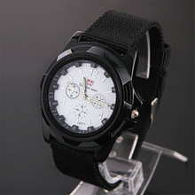 Men's Fashion Sport Watches Men Quartz Analog Date Clock Man Leather Military Army Sport Style Wrist Watch Relogio Masculino 3# 2024 - buy cheap