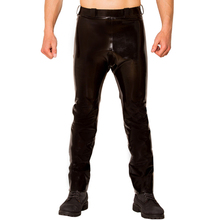 Чистый латекс мужские черные красивые брюки узкие брюки 0,4 мм Размер XXS-XXL 2024 - купить недорого