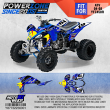 PowerZone Customized Team Graphics Backgrounds Decals 3M Custom Stickers For YAMAHA ATV 04-08 YFZ450R 001 2024 - buy cheap