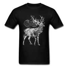 Camiseta masculina wanger, camiseta de verão exclusiva, presente para pais, algodão, preto e branco 2024 - compre barato