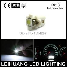 10pcs/lot B8.3d b8.3 8.3d 5050 Led 1 SMD T5 Lamp Car Gauge Speedo Dash Bulb Dashboard instrument Light 2024 - buy cheap