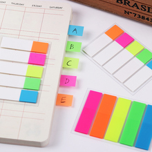 Cute Colorful Fluorescent Memo Pad Sticky Bookmark Writing Pads DIY Stationery Sticker Office School Supplies 2022 - buy cheap