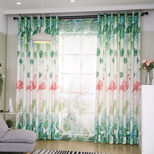 Blast Curtains for Living Room Northern Wind  Palms Ins Window Curtains for Bedroom Shade All 3 D Digital Print 2024 - buy cheap