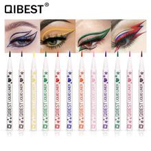 QIBEST 12 colors eyeliner pencil Long Lasting Eye Liner waterproof eyeliner liquid Smudge-Proof Cosmetic Beauty Makeup eye liner 2024 - buy cheap