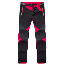 Новые зимние уличные Мягкие штаны для женщин, флисовые утепленные водонепроницаемые дышащие лыжные штаны для альпинизма 2024 - купить недорого