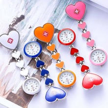 Watch factory price Brand New 10pcs/Lot Blue Stainless Steel Nurses Doctor Brooch Pin Pocket Fob Watch GL13BT Fob Pocket Watches 2024 - buy cheap