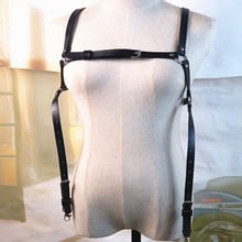 New Punk Gothic Harajuku Style Handmade Faux Leather Women Men Waist Belts Straps Harness Body Bondage Apparel Accessories 2024 - buy cheap