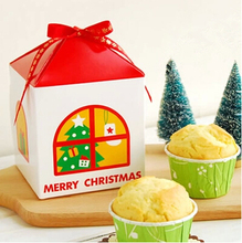 Free shipping Christmas candy box cookie dessert biscuit house shaped package kids favor party decoration gift packing supplies 2024 - buy cheap