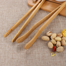 Pinça de chá de bambu 18x3cm, pinça para chá, de bolinho, bacon, açúcar, pinça para salada, utensílio de cozinha, peças para cozinha, 1 peça 2024 - compre barato