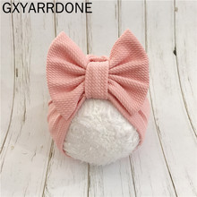 2019 Bowknot Baby Headbands Knotted Infant Headwraps Newborn Turban Hats Babes Caps 2024 - buy cheap