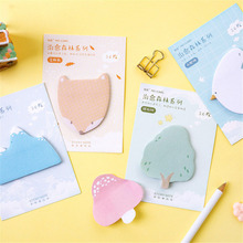 2xCute Forest Animals Memo Pads Kawaii Sticky Notes DIY Scrapbooking Sticker Index Paper Lovely Bookmark Kawaii Planner Stickers 2024 - buy cheap