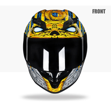 Capacete cara completa casco de moto rcycle casco de moto de carretera aprobada por el DOT moto Cruz moto deportes kask timón 2024 - compra barato