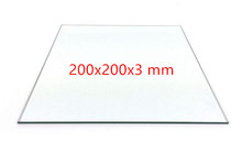SWMAKER 200x200x3 мм Подогреваемая платформа из закаленного/боросиликатного стекла пластина для 3DRAG / wanhao 3D принтер x 3 мм 2024 - купить недорого