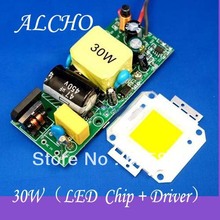 Chip de lámpara de 3300LM de alta potencia, 30W, LED blanco cálido/frío + controlador de potencia de 30W, 85-265V 2024 - compra barato