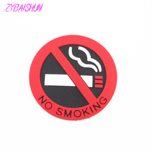 3 pcs. Rubber No Smoking Warning Sign Sticker for Hyundai ix35 iX45 iX25 i20 i30 Sonata,Verna,Solaris,Elantra,Accent,Veracruz 2024 - buy cheap