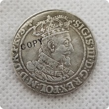 Poland-ORT-1618-SIGIS-III-GEDANENSIS copiar moedas comemorativas-replica moedas moedas medalhas colecionáveis 2024 - compre barato