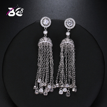 Be 8-pendientes para Damas y mujeres, románticos, largos, pendientes de gota de borlas para mujer, joyería de verano E520 2024 - compra barato