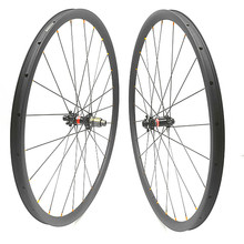 700c carbon disc road wheels 35X30mm Asymmetry D411SB/D412SB 100x15 142x12mm 1420g carbon road wheels tubeless disc road wheels 2024 - buy cheap