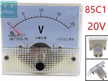 1PCS 85C1 20V Analogue DC Voltage Needle Panel Meter Voltmeter 2024 - buy cheap