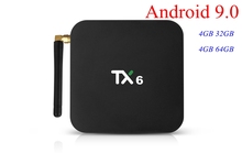 Android 9.0 TV BOX TX6 4GB 32GB 64GB Allwinner H6 Quad core 2.4G/5G Dual Wifi BT 4.1 4K HD H.265 Smart Media Player 2024 - buy cheap