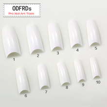 ongle faux ongles french  acrylic nail tips fake false nails makeup nail tools false press on nails M581FS-50PC 2024 - buy cheap