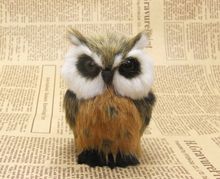 cute creative simulation owl toy polyethylene&fur small middle owl doll gift about 10cm 1163 2024 - buy cheap