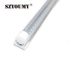 SZYOUMY 50 PCS 4ft 5ft 6ft 8ft Led Tubes T8 Integrated V Shape Double Sides SMD2835 Led Fluorescent Light 85-265V Wide Voltage 2024 - buy cheap