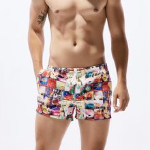 men's sport Pants Beach shorts Quick Dry Man's Swim Surfing Running sports Color matching GYM shorts Summer Swimwear plus size 2024 - buy cheap