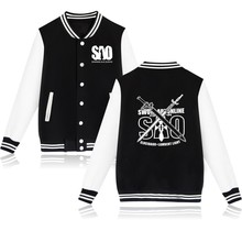 Sword Art Online sweatshirt baseball Jacket men/women unifom coat fashion anime SAO hoodies casual streetwear Jackets clothes 2024 - buy cheap