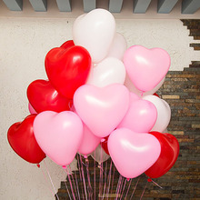 10/20/30pcs/lot 10In birthday party wedding heart-shaped balloon love balloon decoration thickening heart-shaped latex balloon 2024 - buy cheap