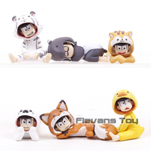 Anime Cartoon Osomatsu-san Animal Pajamas PVC Figures Collectible Model Toys Osomatsu San Brinquedos 6pcs/set 2024 - buy cheap