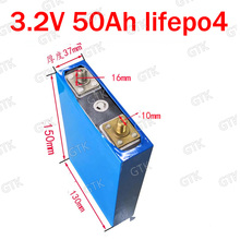 4pcs GTK lifepo4 3.2v 50Ah lithium battery 3C high drain for diy 12V solar Inverter scooter backup power heater air conditioning 2024 - buy cheap