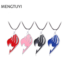 J store Anime Fairy Tail Logo 4 Colors Logo Pendant Necklaces Women Men Fashion Jewelry cosplay Accessories 2024 - buy cheap