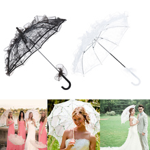 2019 стильный западный стиль зонтик кружева Флер Зонтик Украшение Свадебная невеста зонтик 2024 - купить недорого
