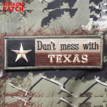 Parche de bandera bordado de Texas, insignia militar, insignias del Ejército de Estados Unidos, parches tácticos, gancho y bucle para chaqueta y gorro 2024 - compra barato