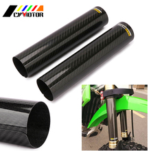 Motorcycle 240*52mm Carbon Fiber Front Shock Absorption Protect Cover Wrap Guard For KTM YZF EXC CRF KLX YZ YZF WRF Pit Bike 2024 - buy cheap